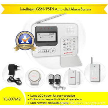 Three Years Warranty! GSM/PSTN Auto-Dial Alarm System (YL007M2)